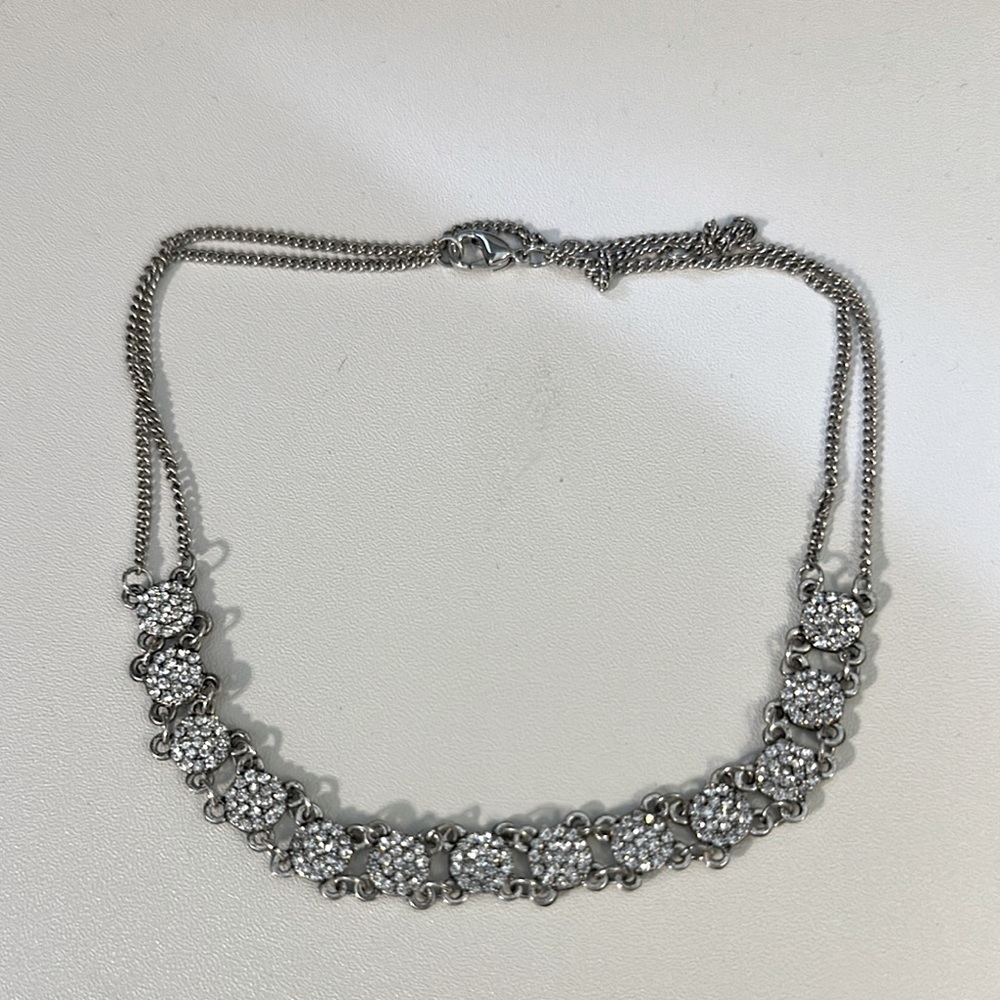 NWT Sole Society Elegant Antique Silver Choker Necklace